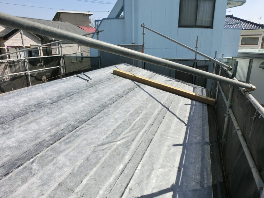 屋根重ね張り工事