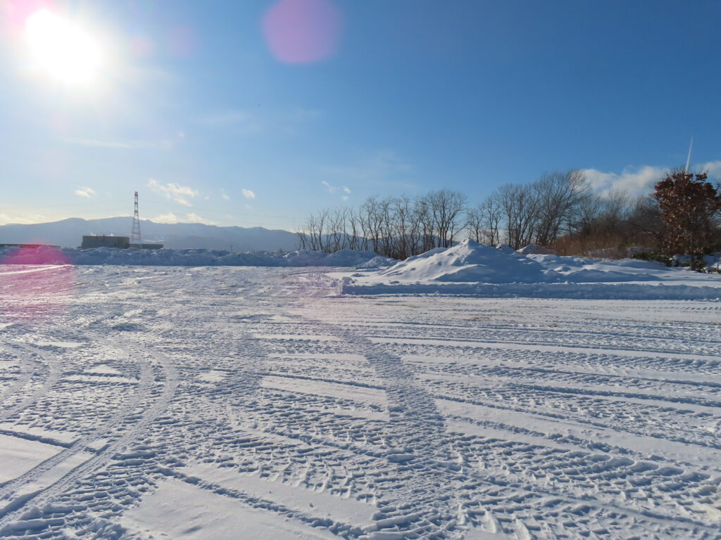 雪捨て場