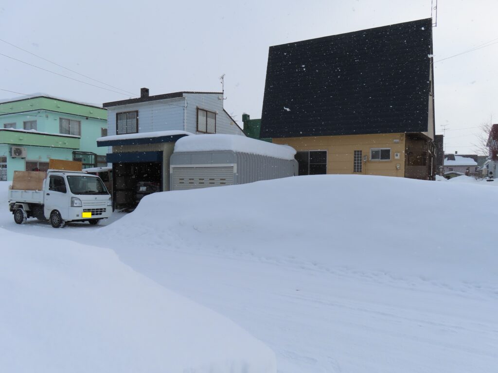 ８号物件除雪