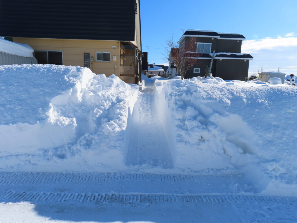 ８号物件除雪