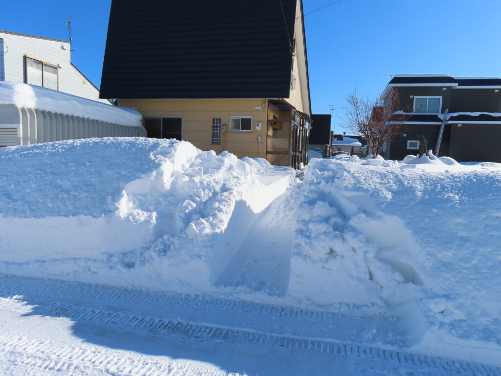 ８号物件除雪