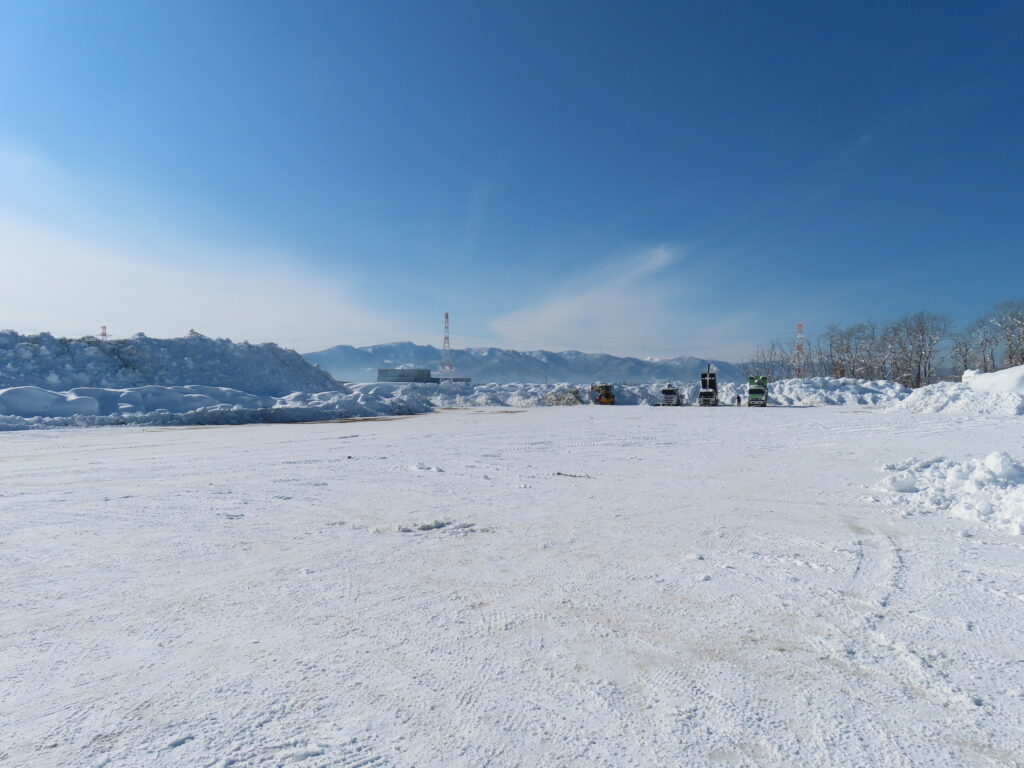 雪捨て場