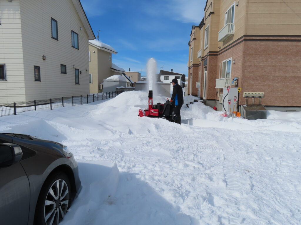 ９号物件除雪