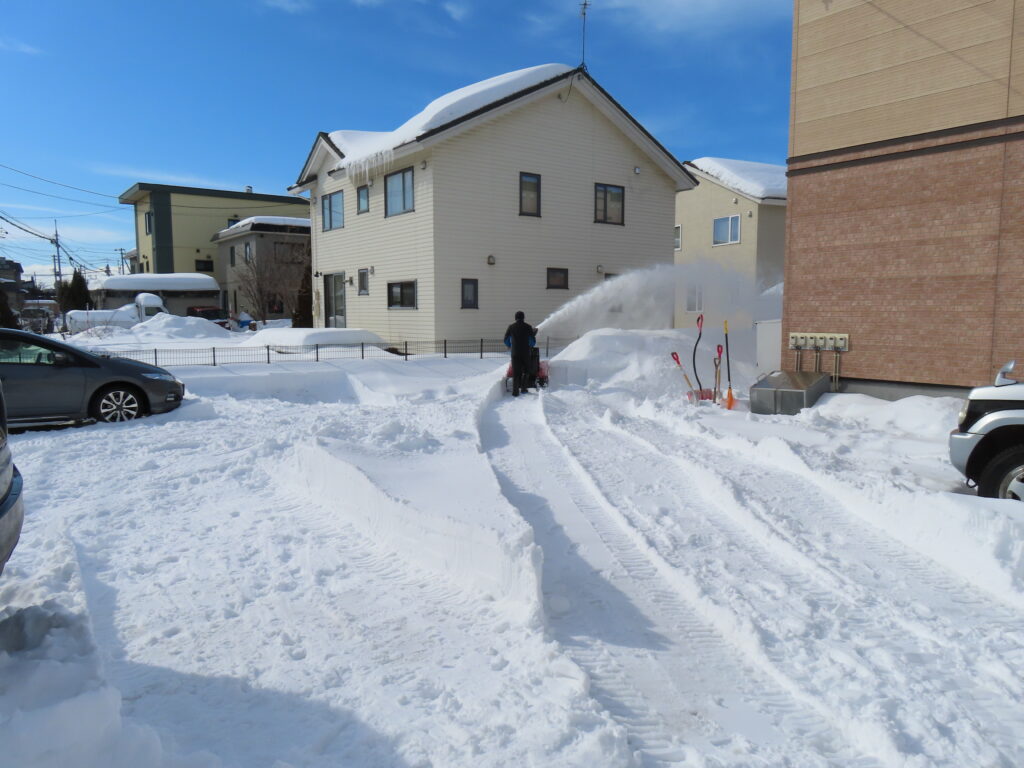 ９号物件除雪