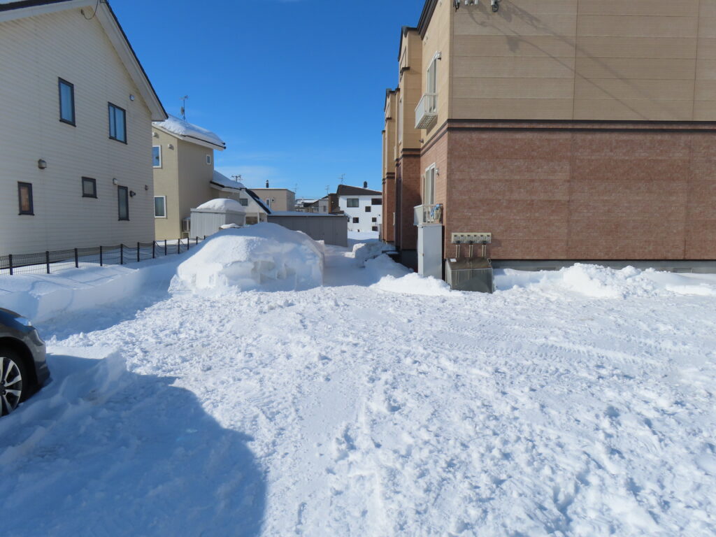 ９号物件除雪