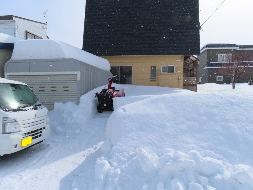 ８号物件除雪