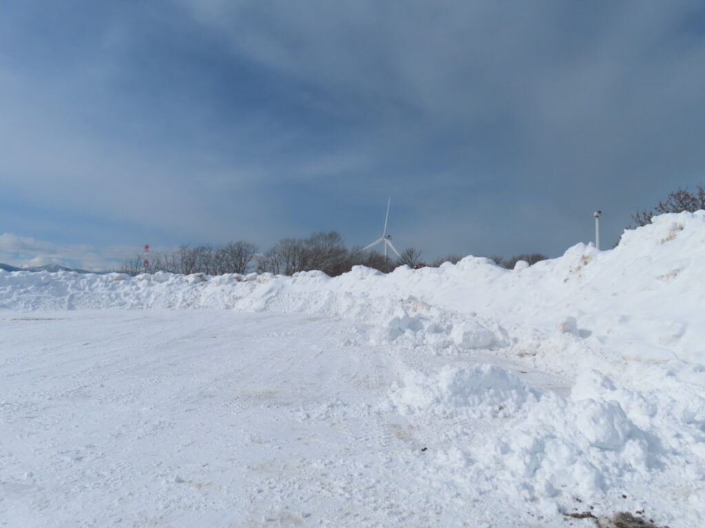 雪捨て場