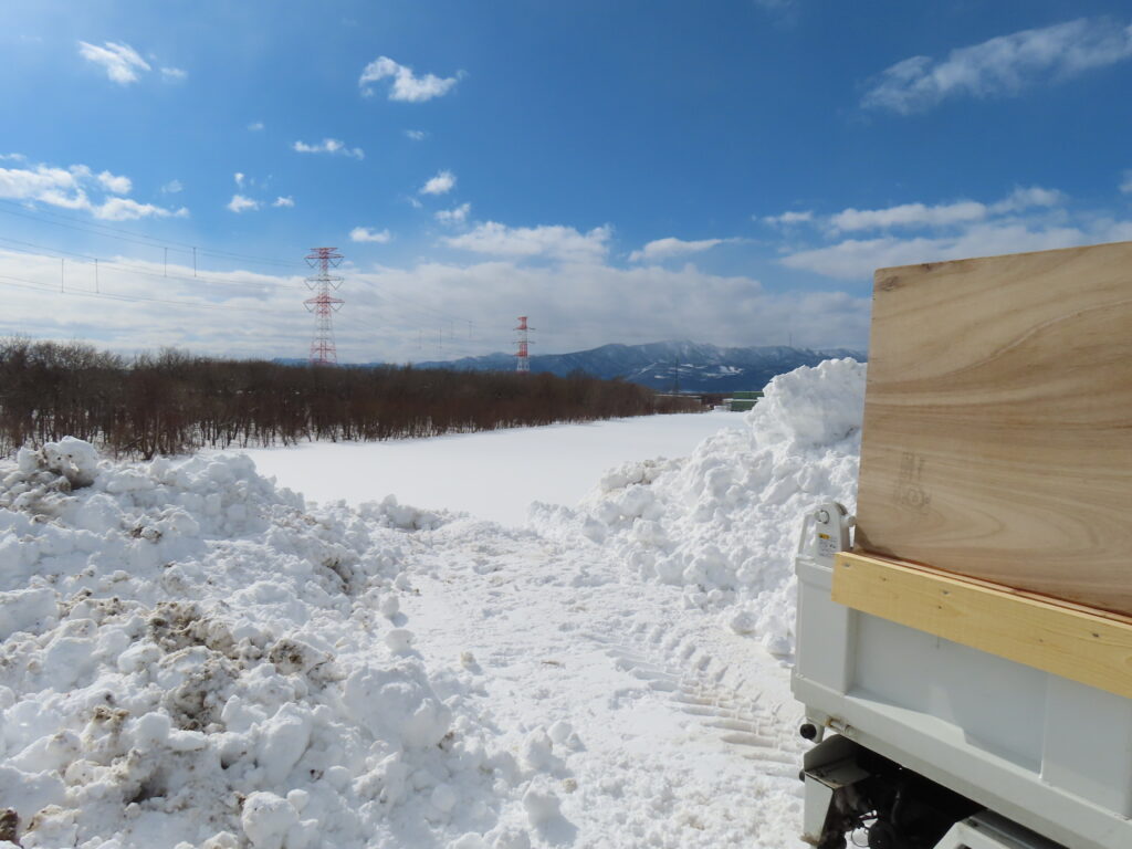 雪捨て場