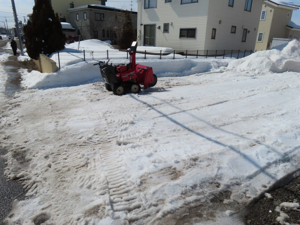 ９号物件除雪