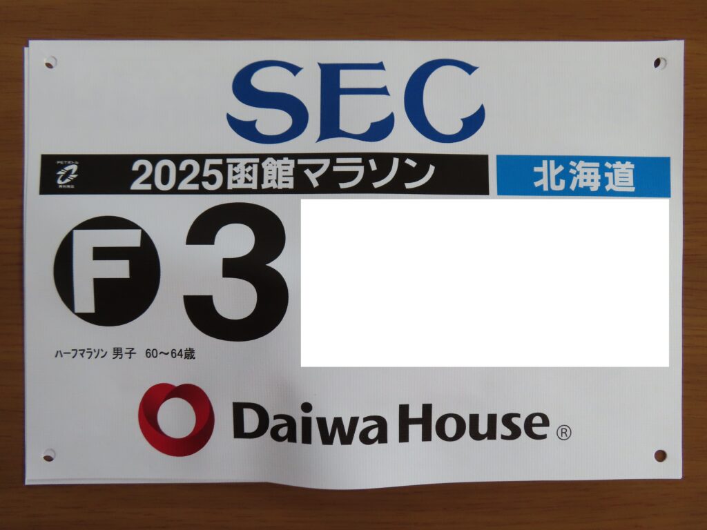 ナンバーカード