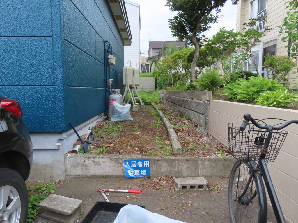 草取り