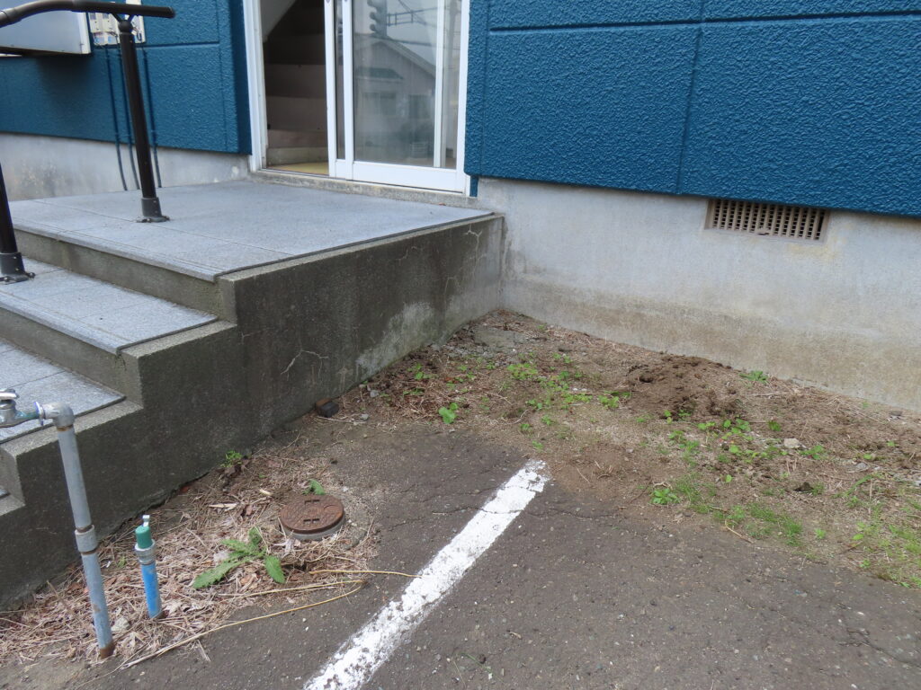 草取り