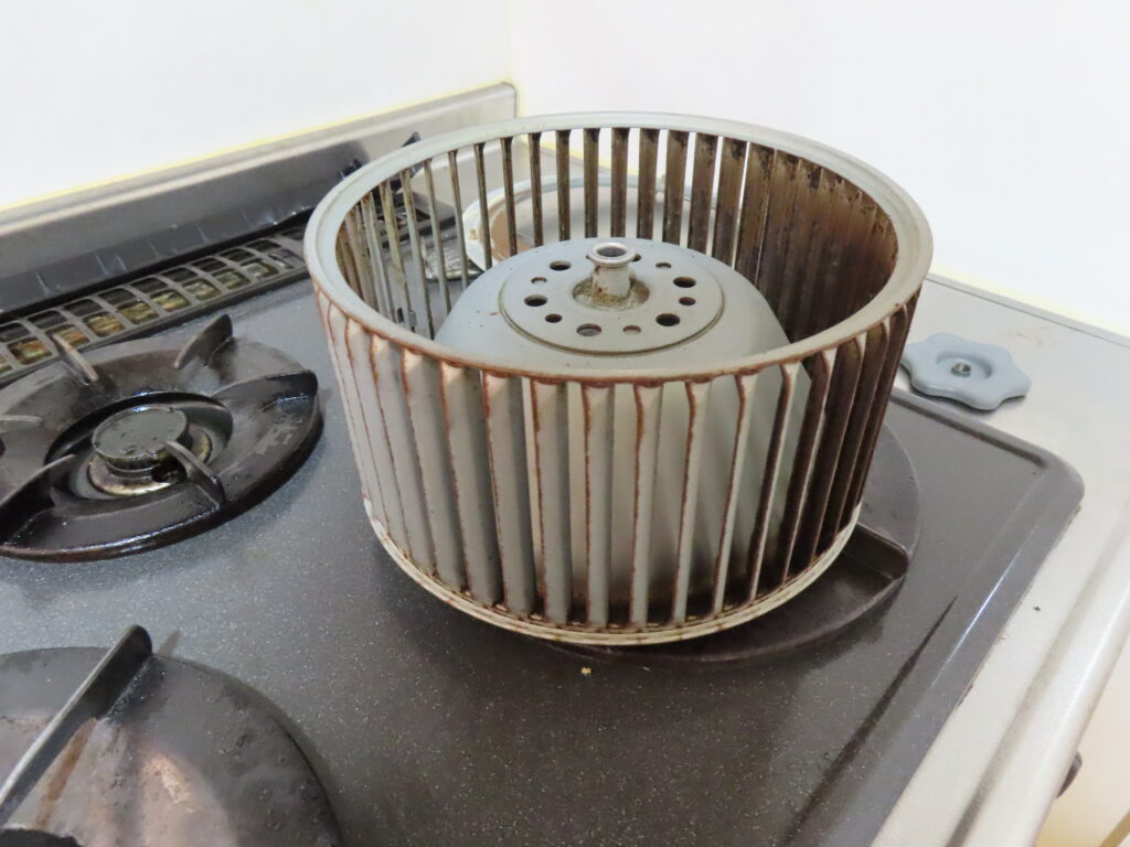 レンジフード清掃