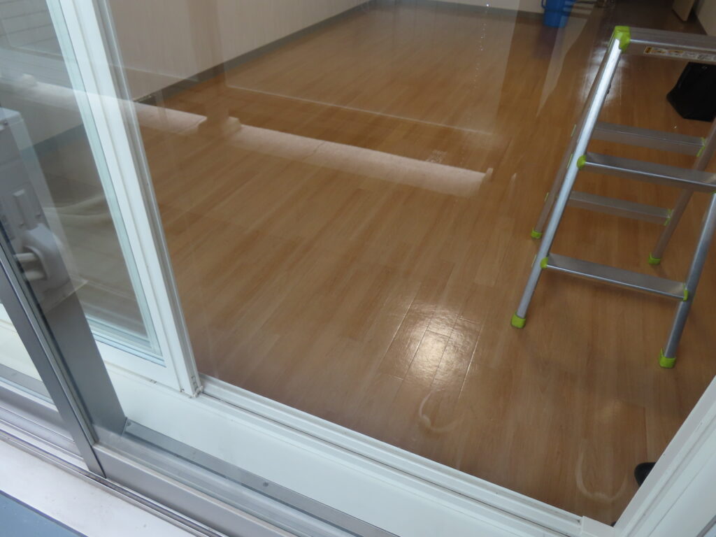 １１号物件窓清掃