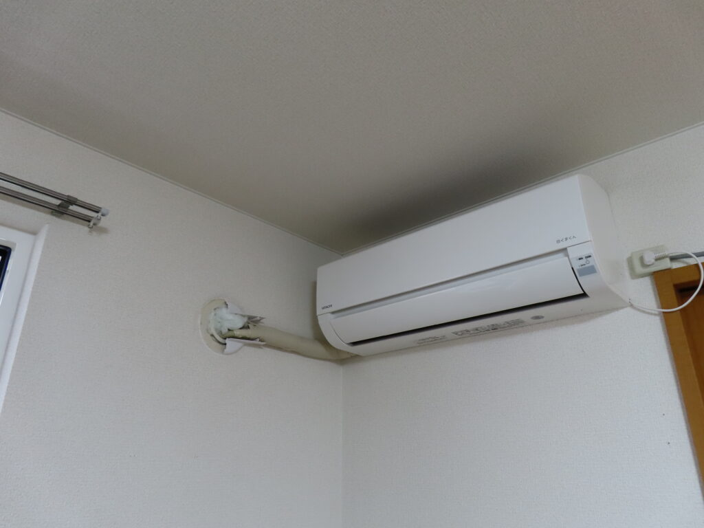 エアコン取り外し