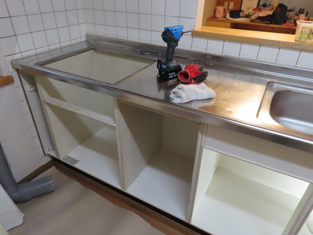 キッチン解体
