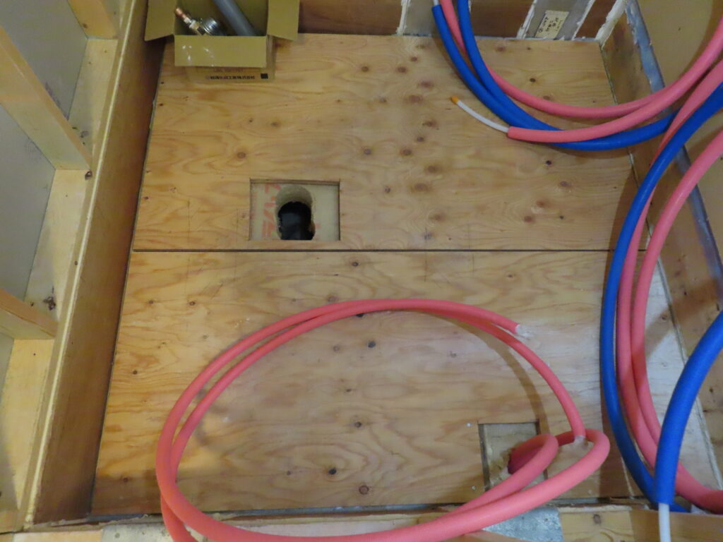 ユニットバス排水