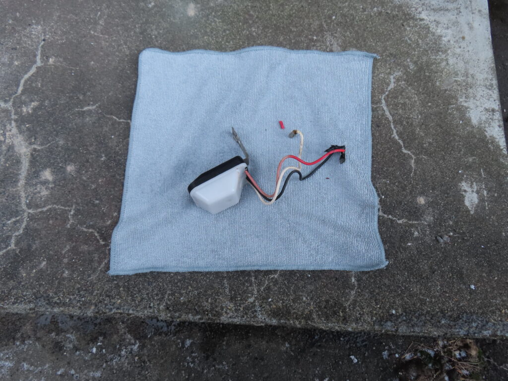 壊れた自動点滅器