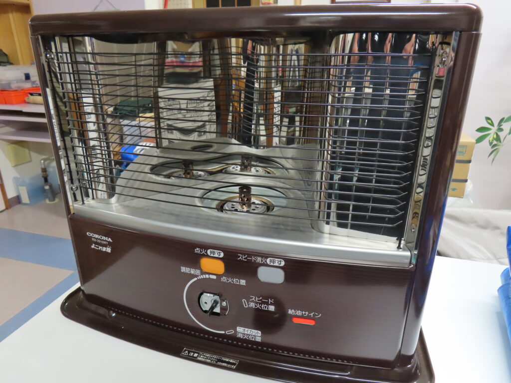 ストーブ芯交換