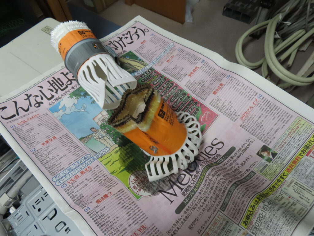 ストーブ芯交換