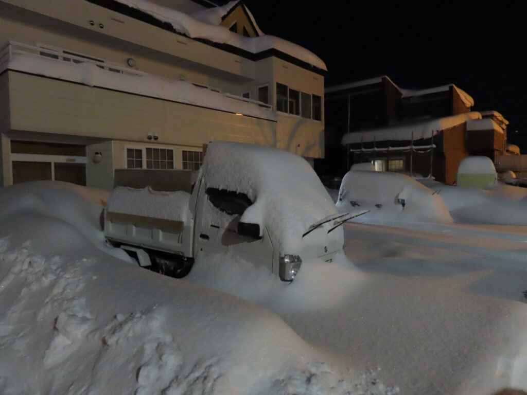 自宅積雪状況