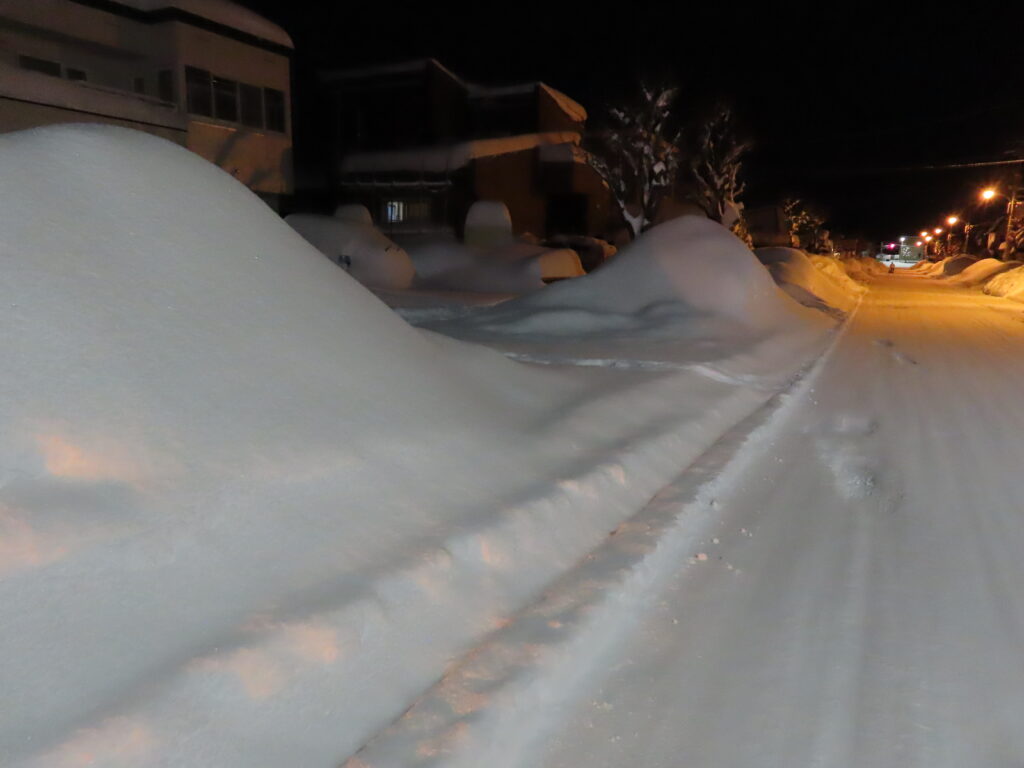 自宅積雪状況