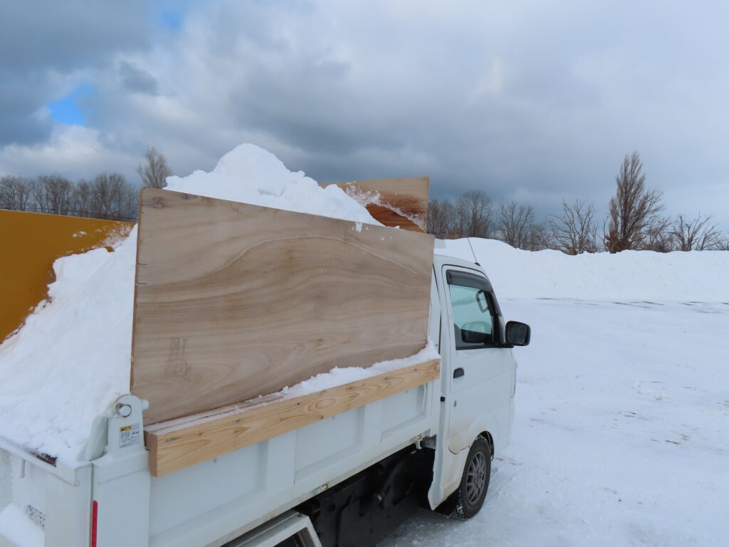 雪捨て場