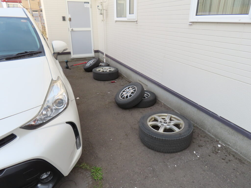 タイヤ交換