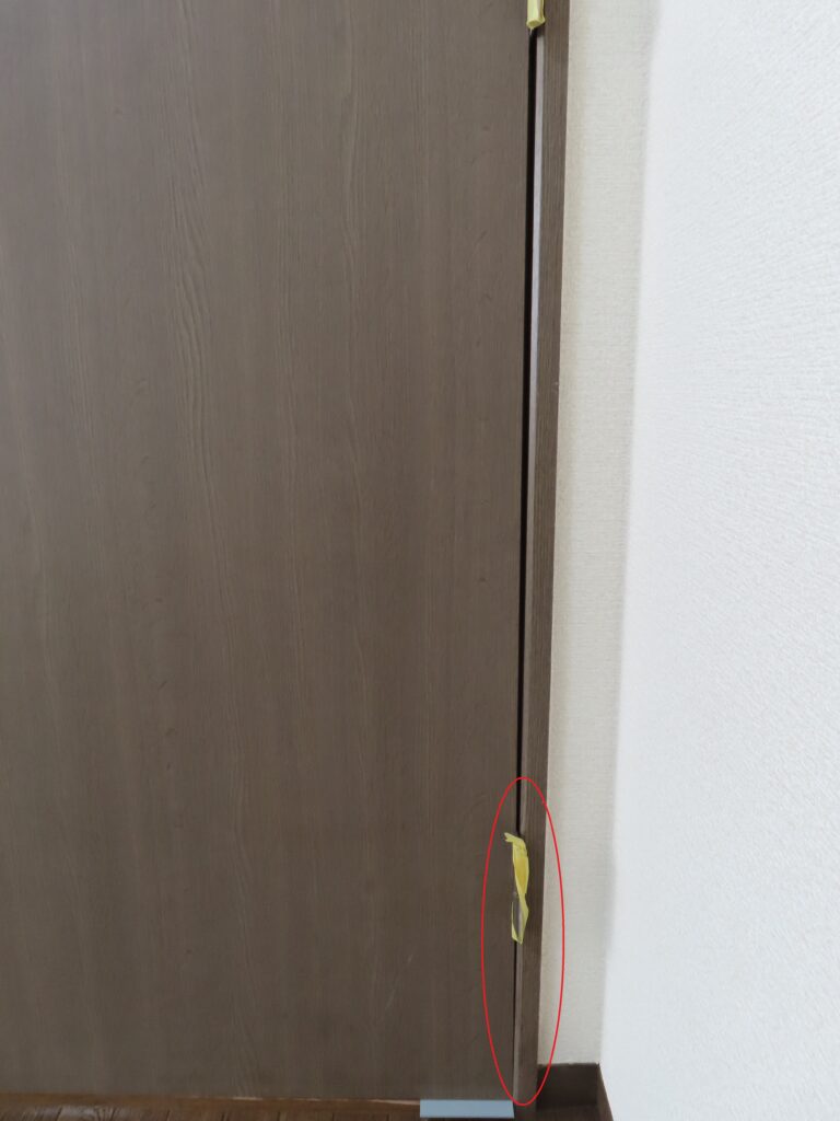 ドア付け替え