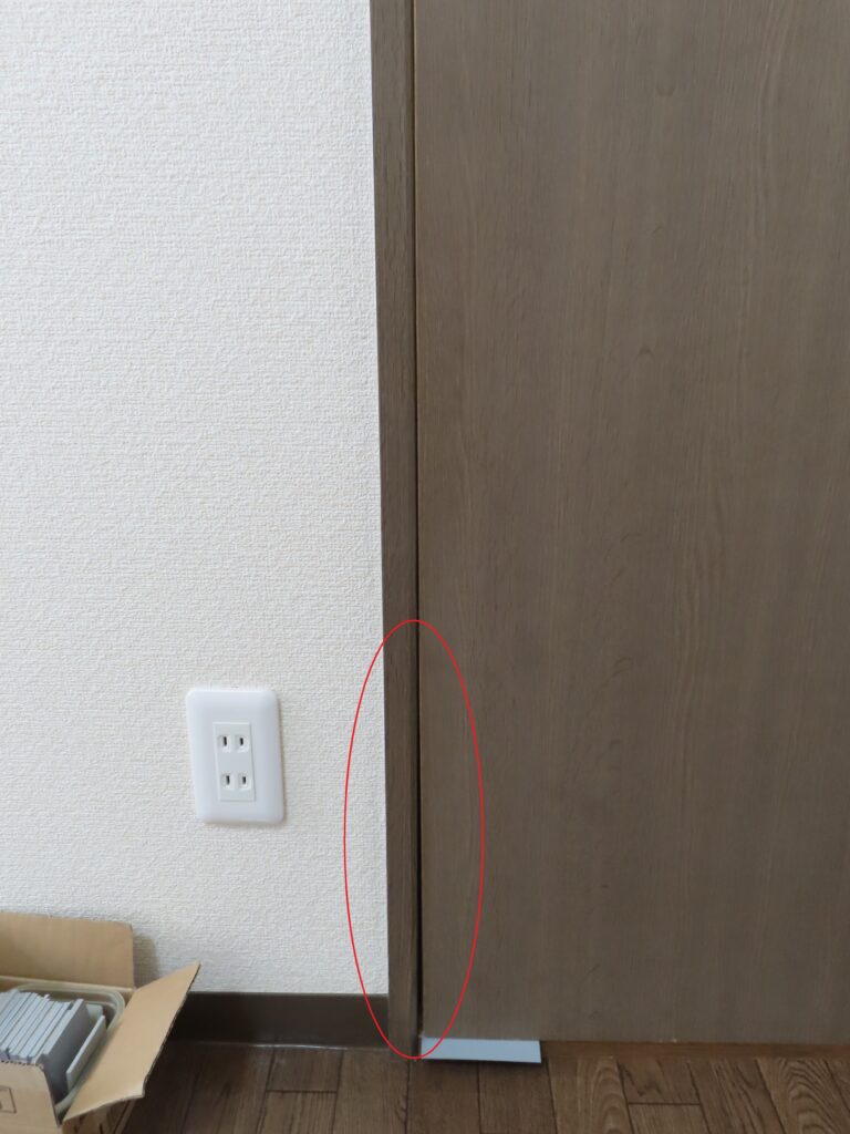 ドア付け替え