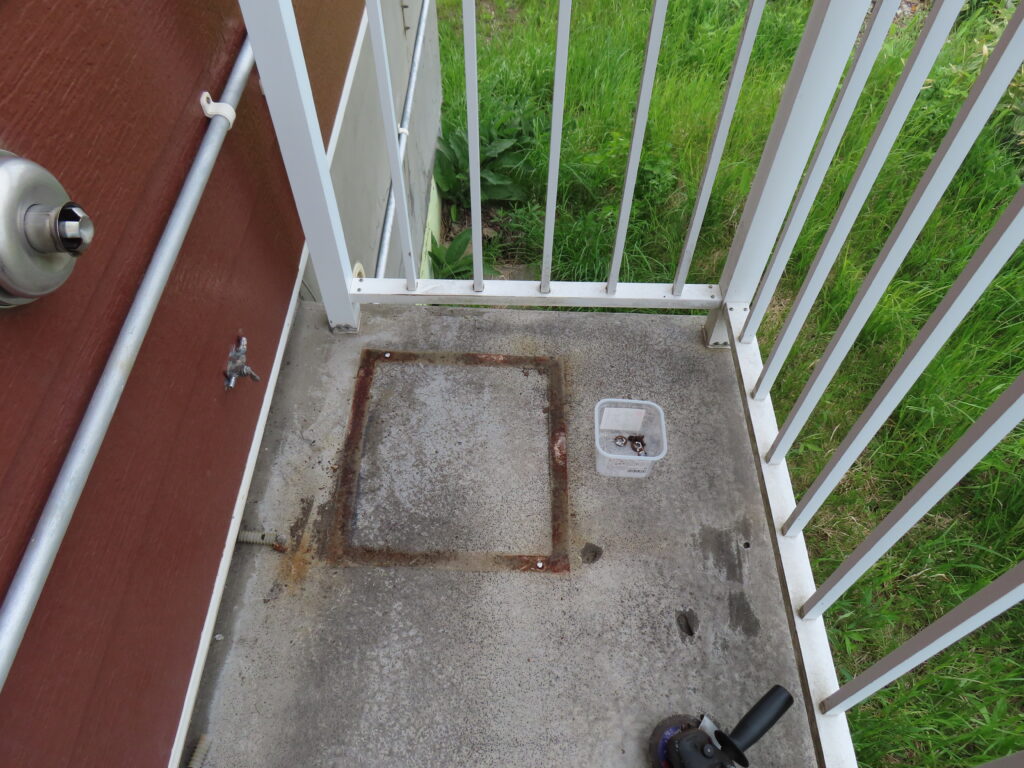 架台撤去