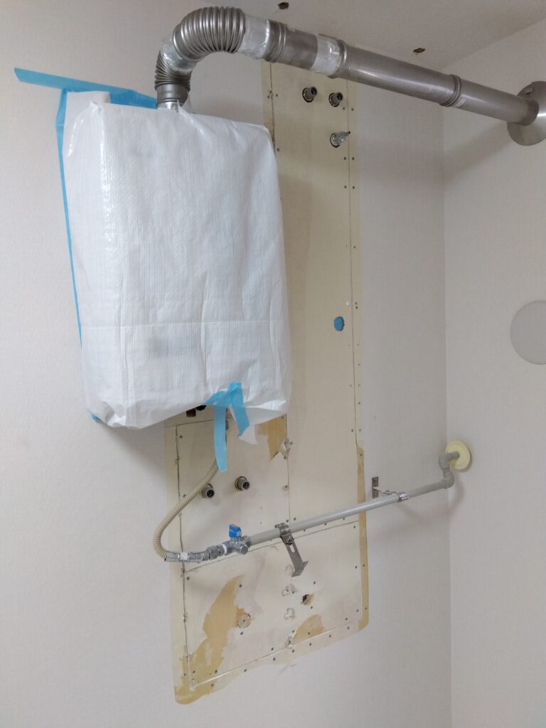 水湯配管取替工事