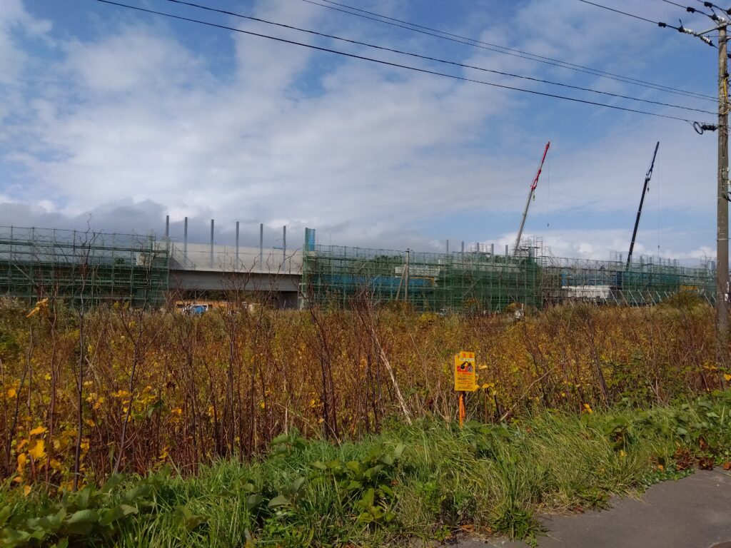 新幹線延伸工事